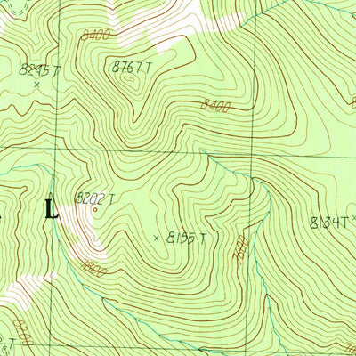 United States Geological Survey Twin Peaks, ID (1989, 24000-Scale) digital map