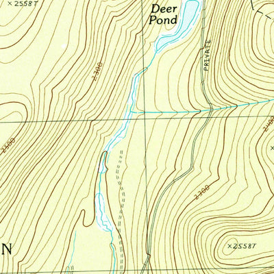 United States Geological Survey Twin Peaks, ME (1990, 24000-Scale) digital map