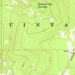 United States Geological Survey Twin Peaks, UT (1967, 24000-Scale) digital map