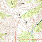 United States Geological Survey Twin Peaks, WY (1969, 24000-Scale) digital map