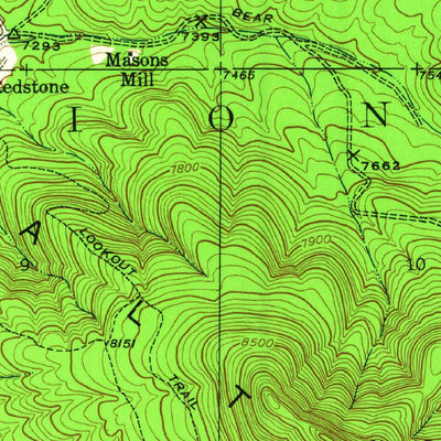 United States Geological Survey Twin Sisters, NM (1947, 24000-Scale) digital map