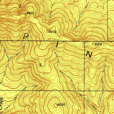 United States Geological Survey Twin Sisters, NM (1948, 24000-Scale) digital map
