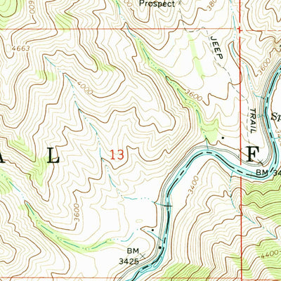 United States Geological Survey Twin Springs, ID (1964, 24000-Scale) digital map