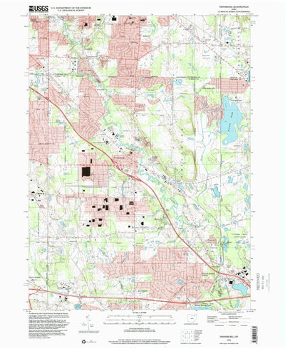 United States Geological Survey Twinsburg, OH (1994, 24000-Scale) digital map