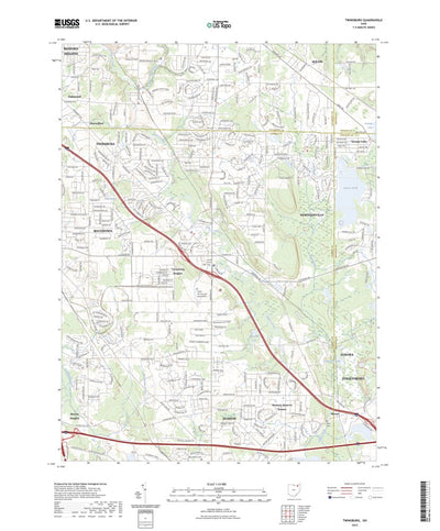 United States Geological Survey Twinsburg, OH (2023, 24000-Scale) digital map