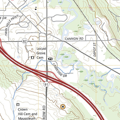 United States Geological Survey Twinsburg, OH (2023, 24000-Scale) digital map