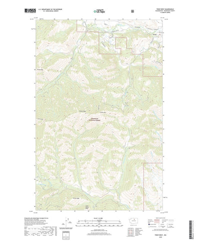 United States Geological Survey Twisp West, WA (2020, 24000-Scale) digital map