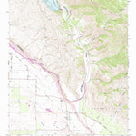United States Geological Survey Twitchell Dam, CA (1959, 24000-Scale) digital map