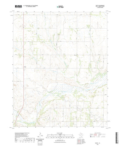 United States Geological Survey Twitty, TX (2022, 24000-Scale) digital map
