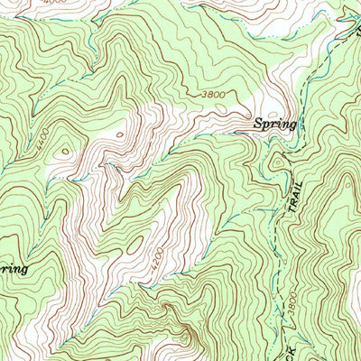 United States Geological Survey Two Bar Mountain, AZ (1964, 24000-Scale) digital map