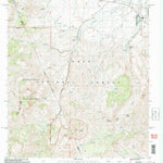 United States Geological Survey Two Bar Mountain, AZ (2004, 24000-Scale) digital map