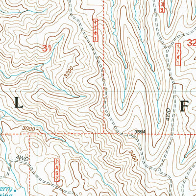United States Geological Survey Two Bar Mountain, AZ (2004, 24000-Scale) digital map