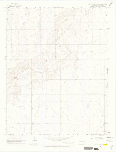 United States Geological Survey Two Butte Springs, CO (1966, 24000-Scale) digital map
