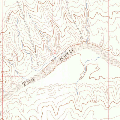 United States Geological Survey Two Butte Springs, CO (1966, 24000-Scale) digital map