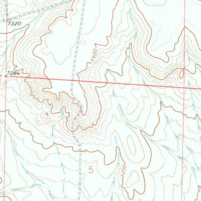 United States Geological Survey Two Buttes Reservoir, WY (1964, 24000-Scale) digital map