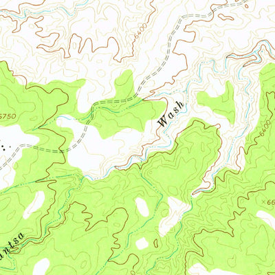 United States Geological Survey Two Grey Hills, NM (1966, 24000-Scale) digital map
