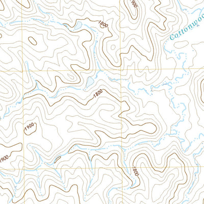 United States Geological Survey Two Nation Creek, SD (2021, 24000-Scale) digital map