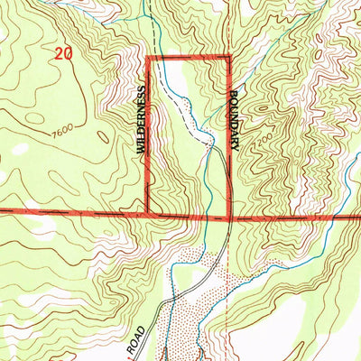 United States Geological Survey Two Ocean Lake, WY (1996, 24000-Scale) digital map