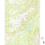 United States Geological Survey Two Ocean Pass, WY (1996, 24000-Scale) digital map