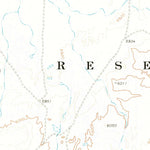 United States Geological Survey Two Red Mesas, AZ (1970, 24000-Scale) digital map