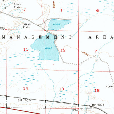 United States Geological Survey Two Tips, NV (1957, 62500-Scale) digital map