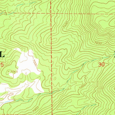 United States Geological Survey Two Tom Hill, UT (1967, 24000-Scale) digital map
