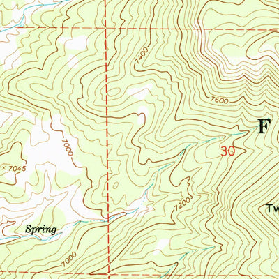 United States Geological Survey Two Tom Hill, UT (1993, 24000-Scale) digital map