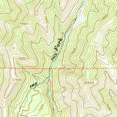 United States Geological Survey Two Tom Hill, UT (1993, 24000-Scale) digital map