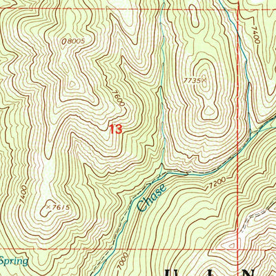United States Geological Survey Two Tom Hill, UT (1998, 24000-Scale) digital map
