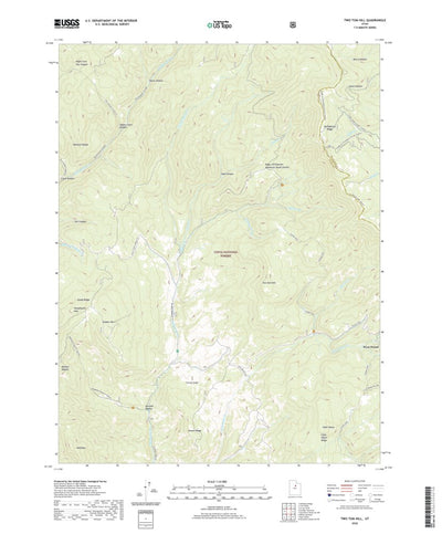 United States Geological Survey Two Tom Hill, UT (2020, 24000-Scale) digital map
