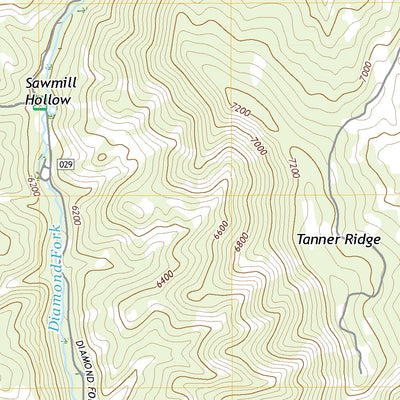 United States Geological Survey Two Tom Hill, UT (2020, 24000-Scale) digital map