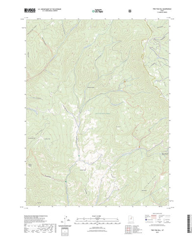 United States Geological Survey Two Tom Hill, UT (2023, 24000-Scale) digital map