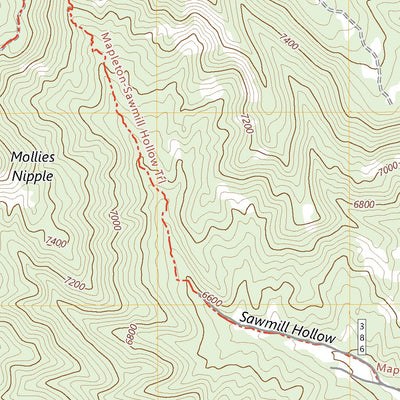 United States Geological Survey Two Tom Hill, UT (2023, 24000-Scale) digital map
