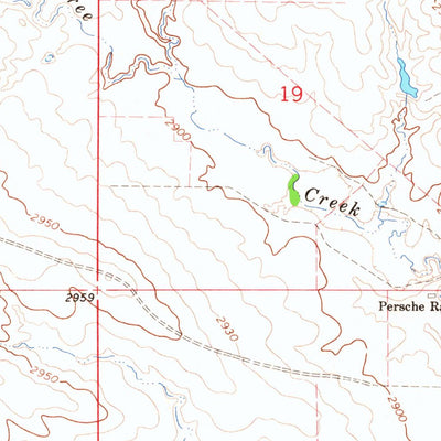 United States Geological Survey Two Top Butte SE, SD (1965, 24000-Scale) digital map