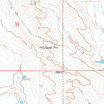 United States Geological Survey Two Top Butte SE, SD (1965, 24000-Scale) digital map
