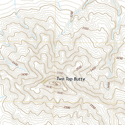 United States Geological Survey Two Top Butte West, SD (2021, 24000-Scale) digital map