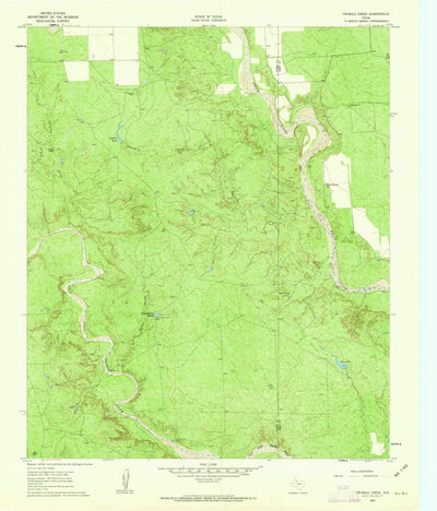 United States Geological Survey Twomile Creek, TX (1962, 24000-Scale) digital map