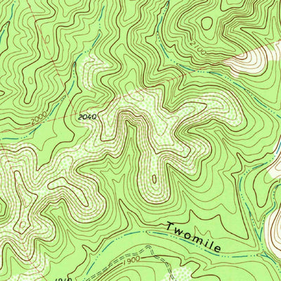 United States Geological Survey Twomile Draw, TX (1974, 24000-Scale) digital map