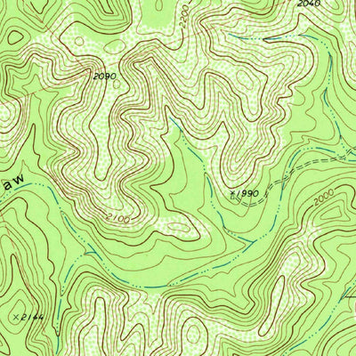 United States Geological Survey Twomile Draw, TX (1974, 24000-Scale) digital map