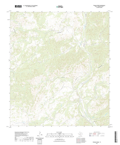 United States Geological Survey Twomile Draw, TX (2022, 24000-Scale) digital map