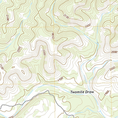 United States Geological Survey Twomile Draw, TX (2022, 24000-Scale) digital map
