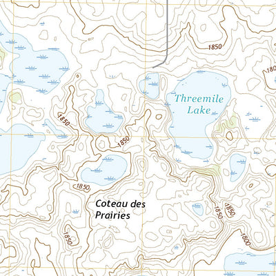 United States Geological Survey Twomile Lake, SD (2021, 24000-Scale) digital map