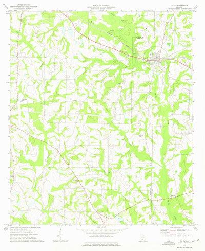 United States Geological Survey Ty TY, GA (1973, 24000-Scale) digital map