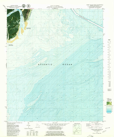 United States Geological Survey Tybee Island South, GA (1979, 24000-Scale) digital map