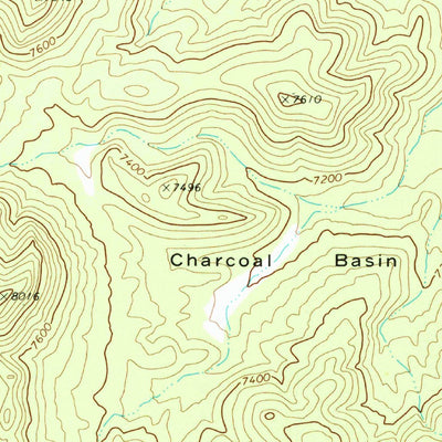 United States Geological Survey Tybo, NV (1968, 24000-Scale) digital map