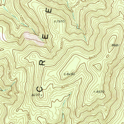 United States Geological Survey Tybo, NV (1968, 24000-Scale) digital map