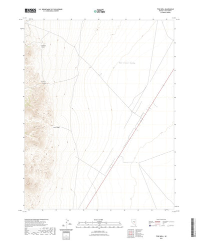 United States Geological Survey Tybo Well, NV (2021, 24000-Scale) digital map