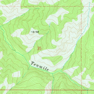 United States Geological Survey Tyee Mountain, ID (1972, 24000-Scale) digital map
