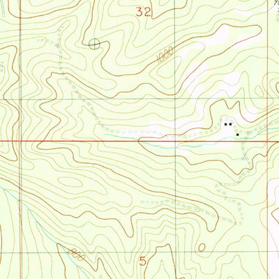 United States Geological Survey Tyee Mountain, OR (1987, 24000-Scale) digital map