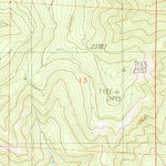 United States Geological Survey Tyee Mountain, OR (1987, 24000-Scale) digital map